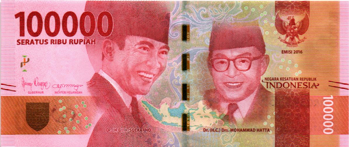 ИНДОНЕЗИЯ 100000 РУПИЙ мини 1