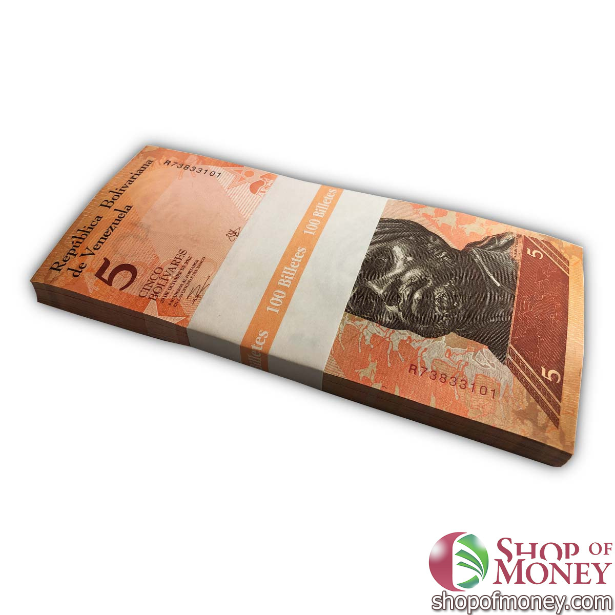 ВЕНЕСУЭЛА 5 БОЛИВАР (100 БАНКНОТ) 29.10.2013 мини 1