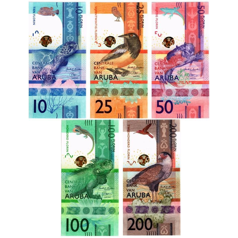 АРУБА НАБОР 10 25 50 100 200 ФЛОРИН мини 1