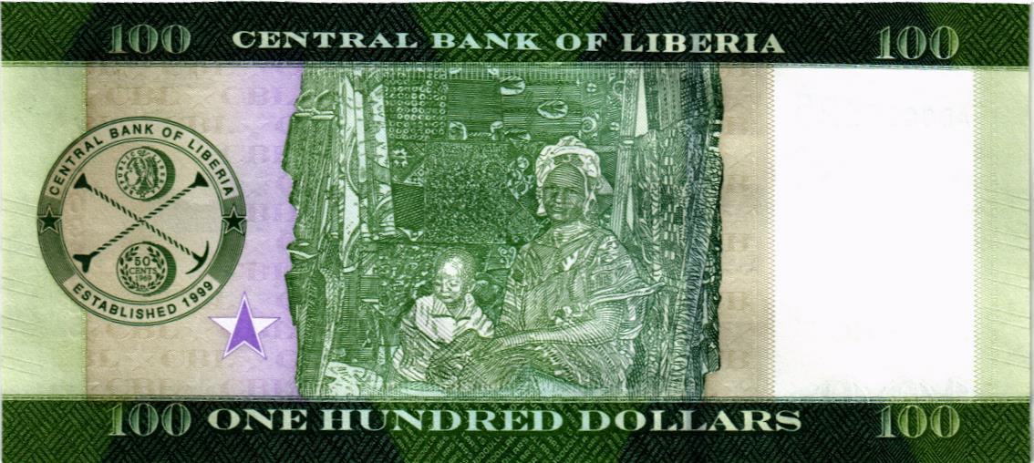 ЛИБЕРИЯ 100 ДОЛЛАРОВ мини 2