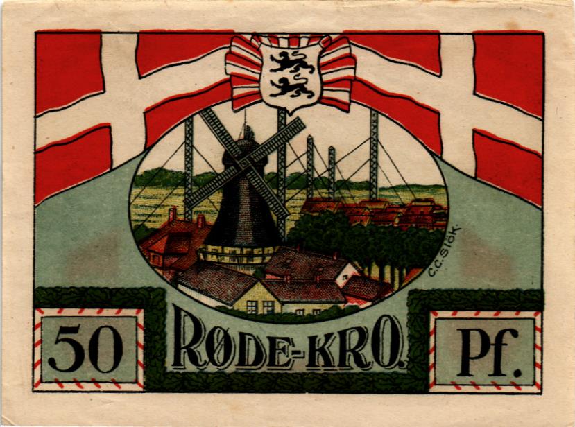 ДАНИЯ-ГЕРМАНИЯ 50 ПФЕННИГОВ (НОТГЕЛЬД) мини 1