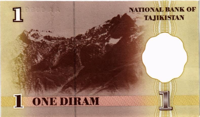 ТАДЖИКИСТАН 1 ДИРАМ мини 2