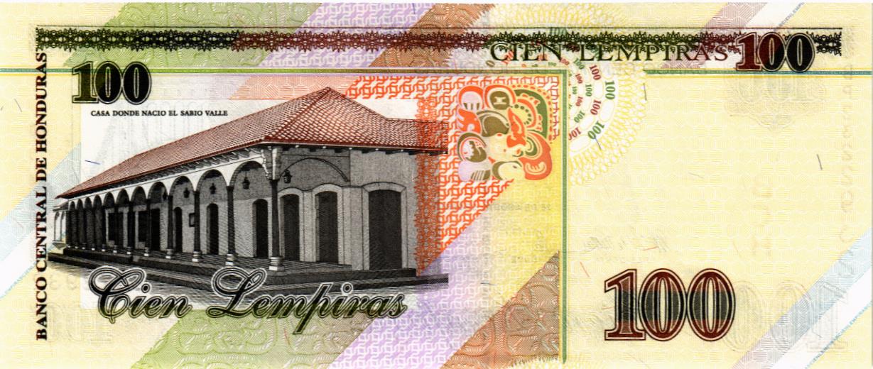 ГОНДУРАС 100 ЛЕМПИР мини 2