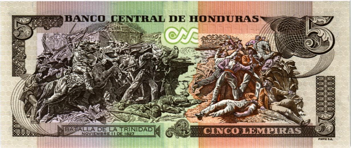 ГОНДУРАС 5 ЛЕМПИР мини 2