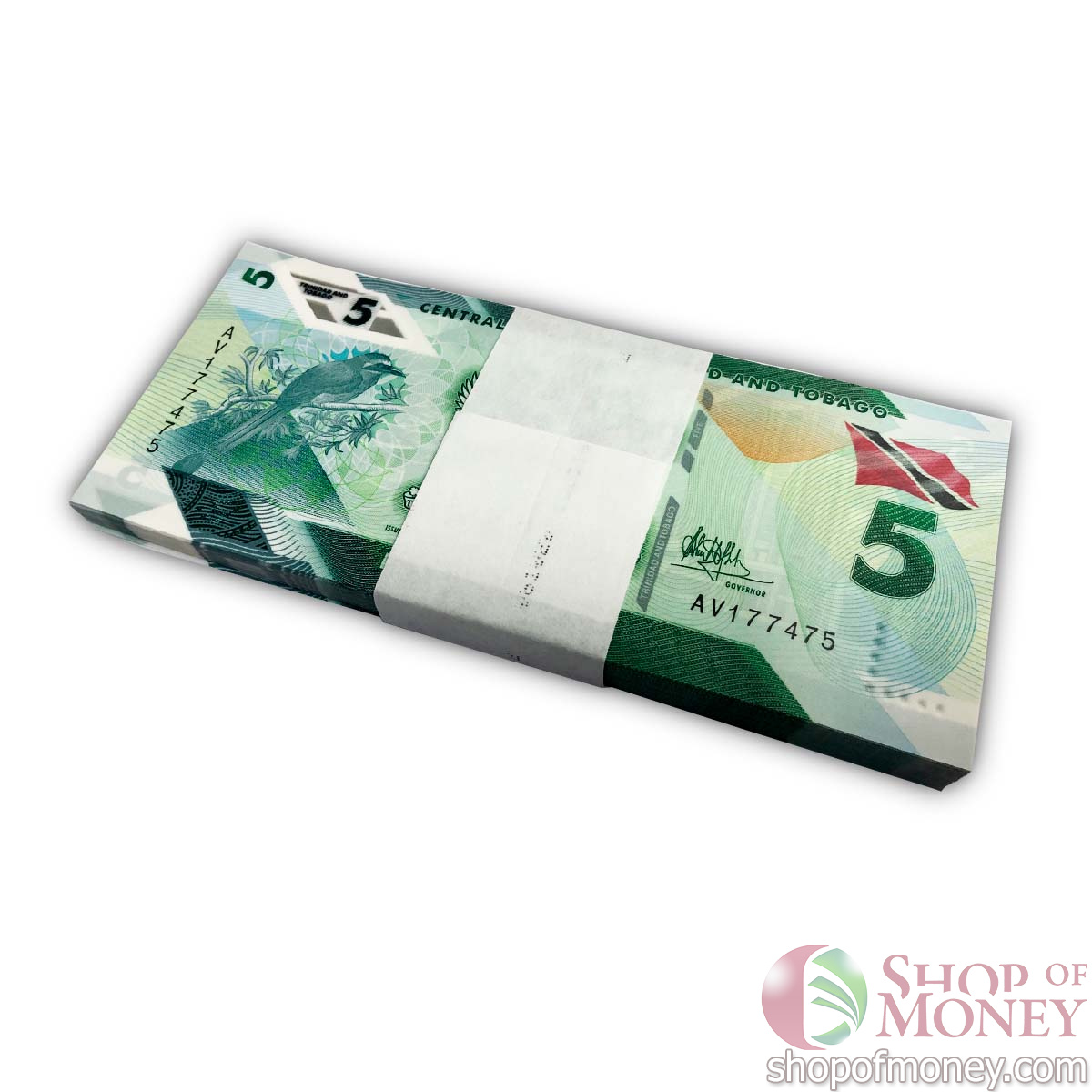 ТРИНИДАД И ТОБАГО 5 ДОЛЛАРОВ (100 БАНКНОТ) мини 1
