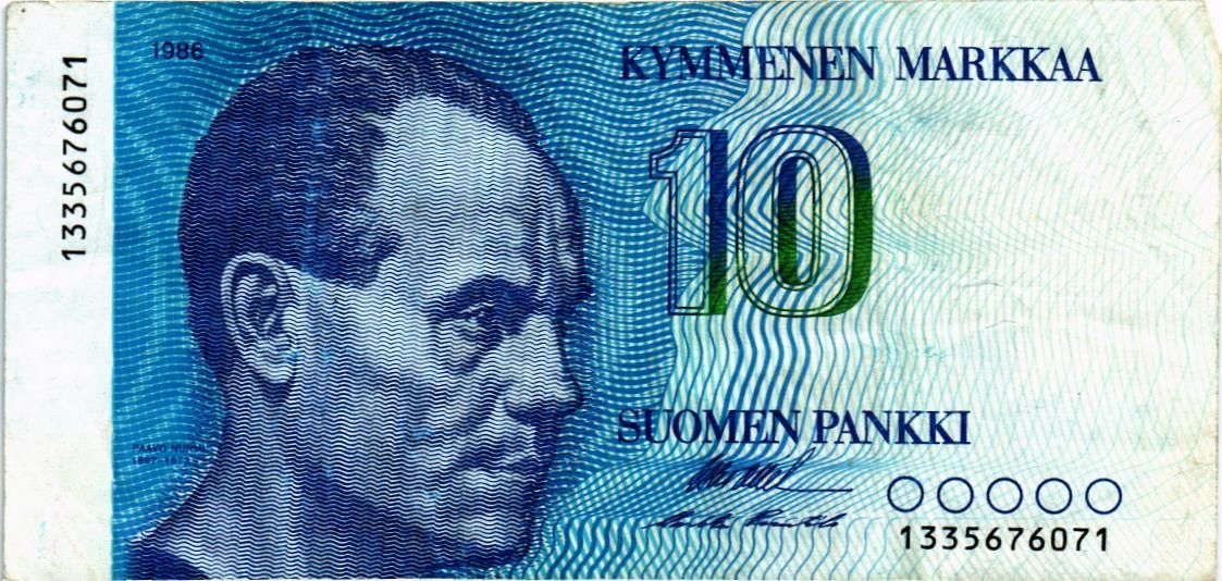 ФИНЛЯНДИЯ 10 МАРОК мини 1