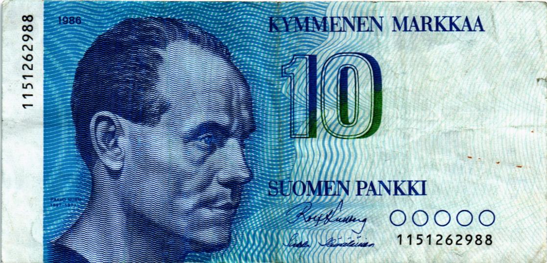 ФИНЛЯНДИЯ 10 МАРОК мини 1