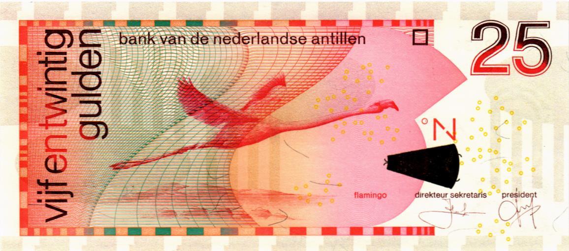 НИДЕРЛАНДСКИЕ АНТИЛЬСКИЕ ОСТРОВА 25 ГУЛЬДЕНОВ