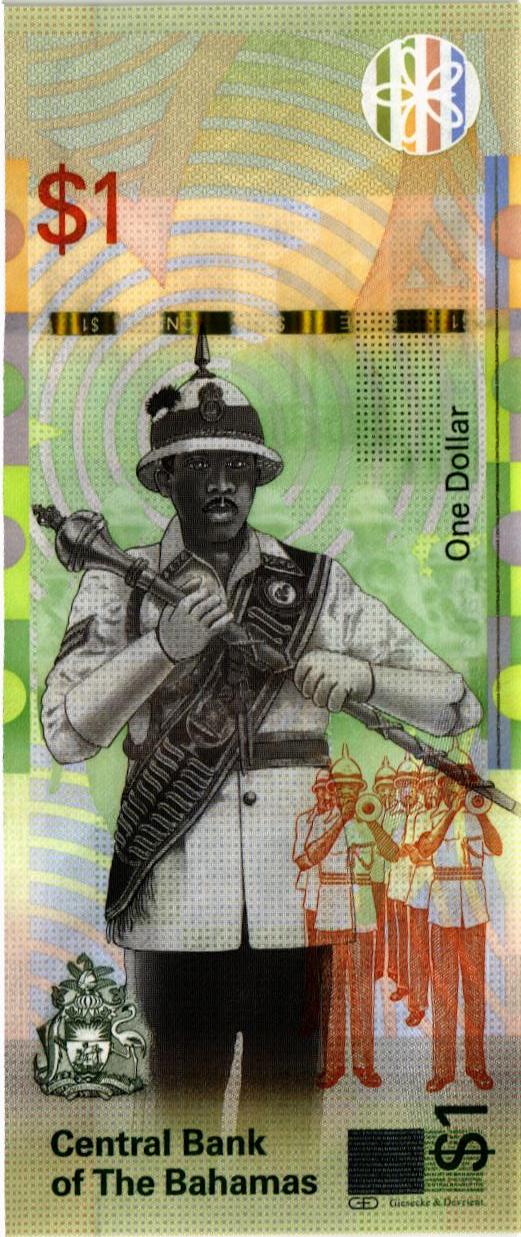 БАГАМСКИЕ ОСТРОВА 1 ДОЛЛАР мини 2