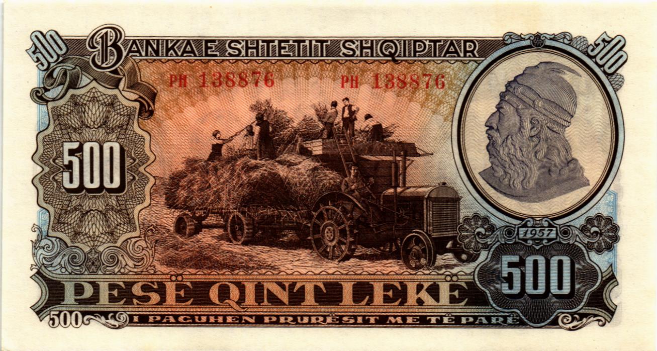 АЛБАНИЯ 500 ЛЕК