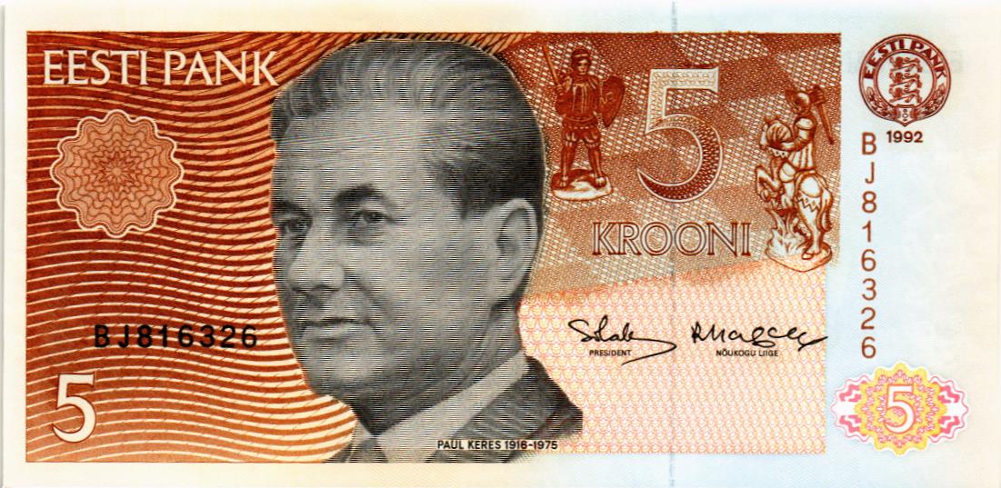 ЭСТОНИЯ 5 КРОН мини 1