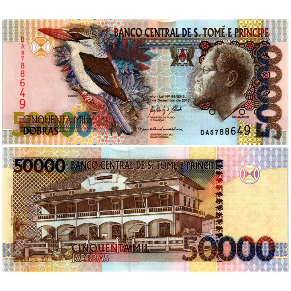 САН-ТОМЕ И ПРИНСИПИ НАБОР 5000-10000-20000-50000-100000 ДОБР мини 4