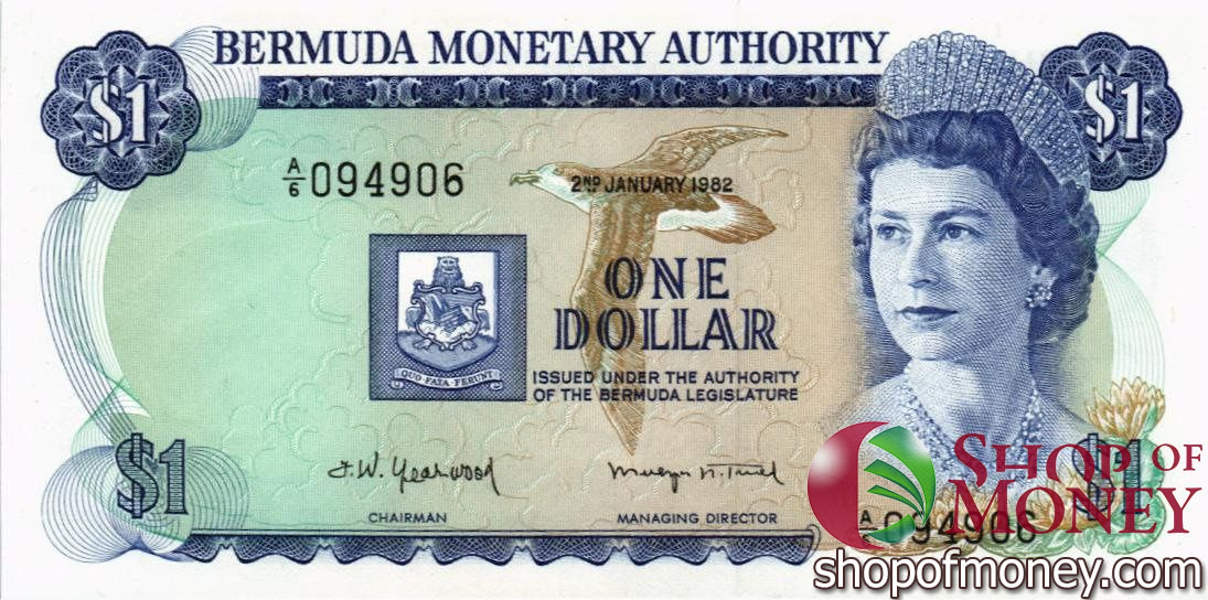 БЕРМУДСКИЕ ОСТРОВА 1 ДОЛЛАР мини 1