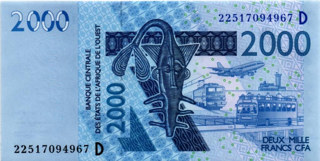 WAS - МАЛИ 2000 ФРАНКОВ (D)
