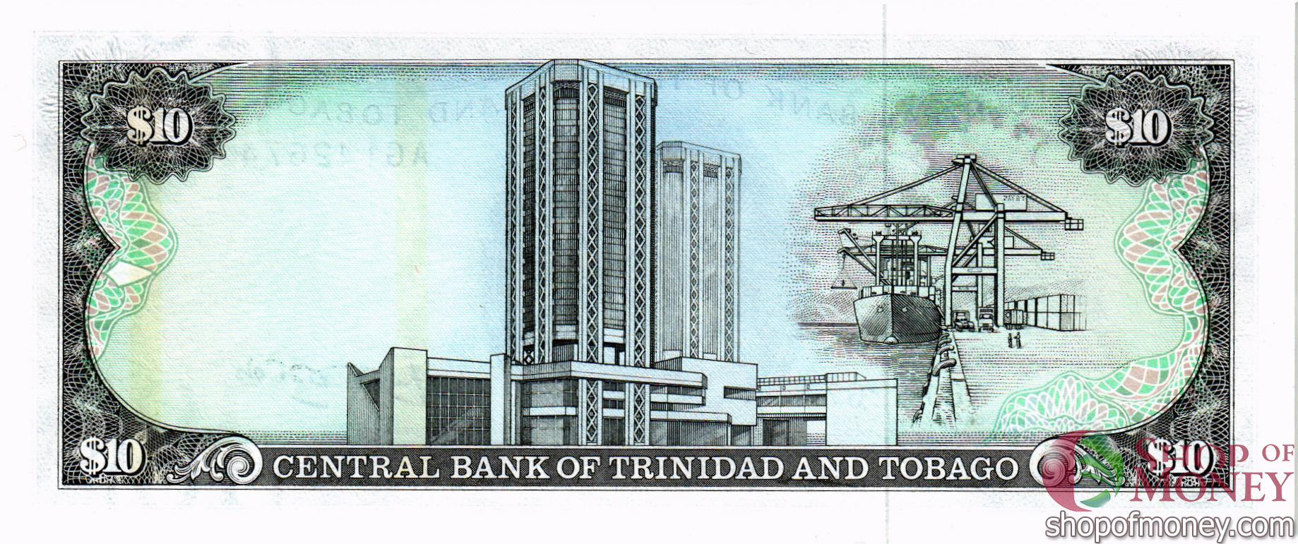 ТРИНИДАД И ТОБАГО 10 ДОЛЛАРОВ (РЕДКАЯ) мини 2