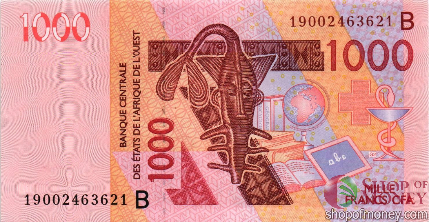 БЕНИН 1000 ФРАНКОВ мини 1
