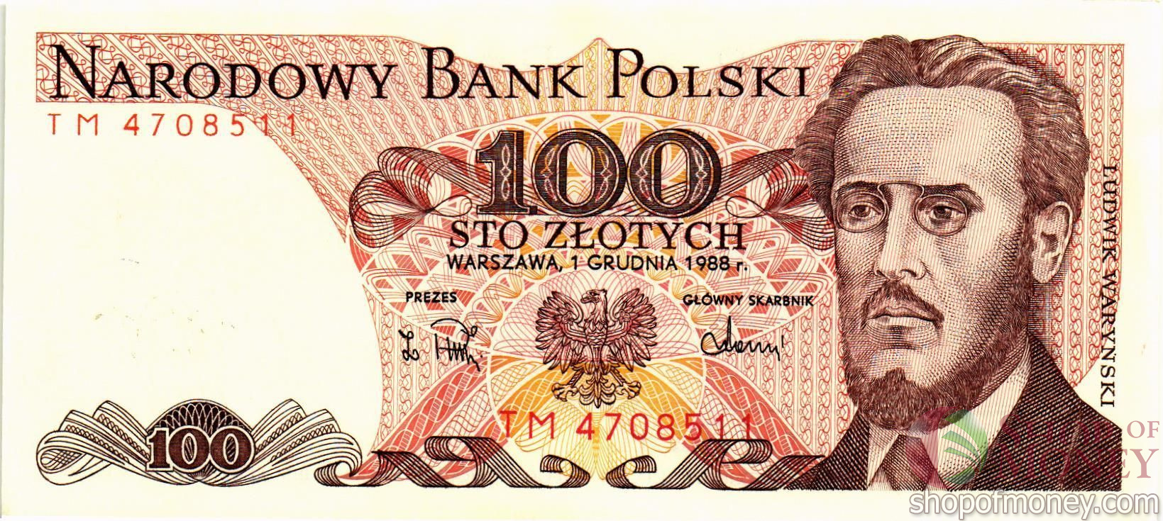 ПОЛЬША 100 ЗЛОТЫХ