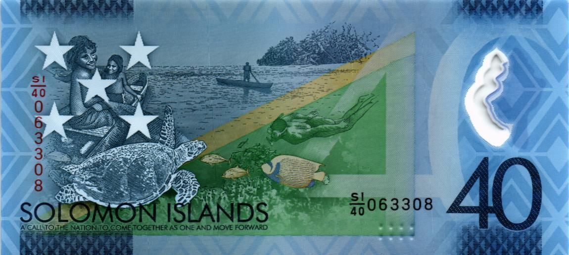 СОЛОМОНОВЫ ОСТРОВА 40 ДОЛЛАРОВ мини 1