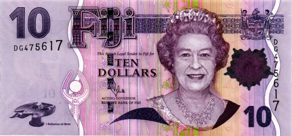 ФИДЖИ 10 ДОЛЛАРОВ