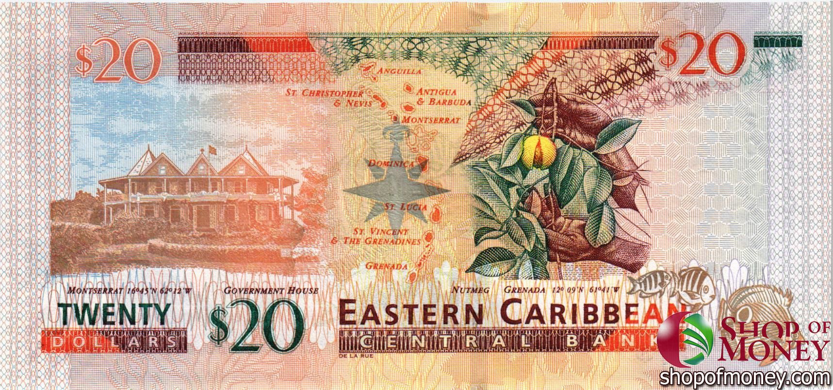 ВОСТОЧНЫЕ КАРИБЫ 20 ДОЛЛАРОВ мини 2