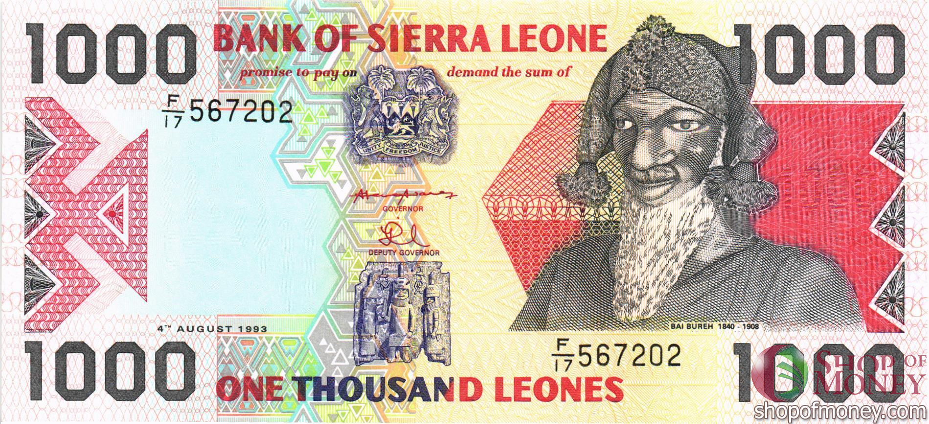 СЬЕРРА-ЛЕОНЕ 1000 ЛЕОНЕ
