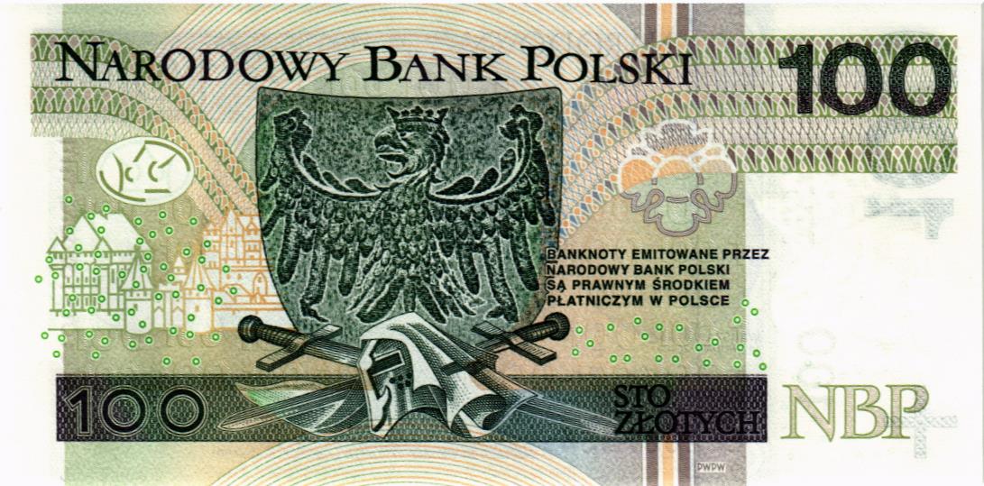 ПОЛЬША 100 ЗЛОТЫХ мини 2