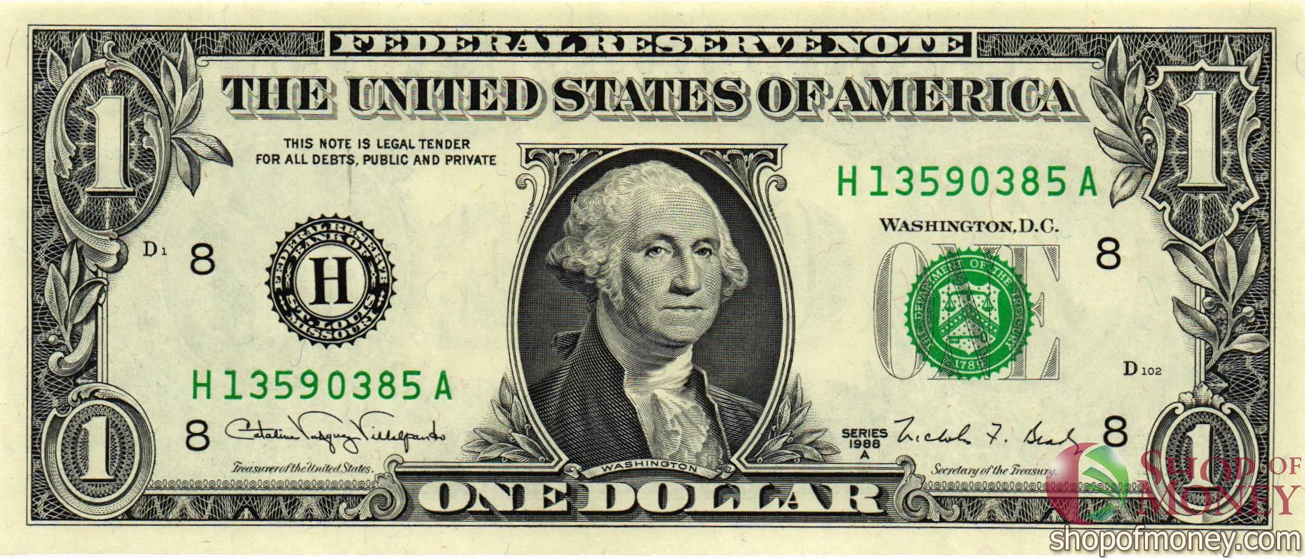 США 1 ДОЛЛАР (H-Сент Луис) мини 1