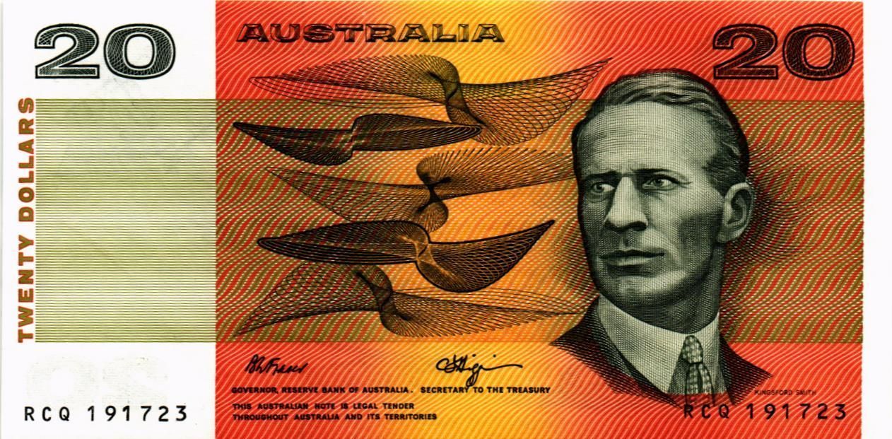 АВСТРАЛИЯ 20 ДОЛЛАРОВ мини 1