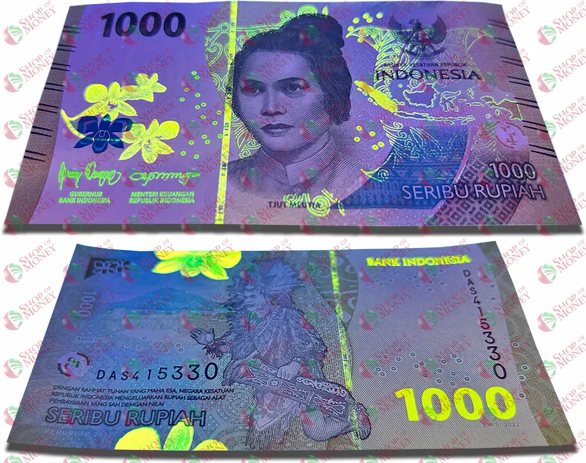 ИНДОНЕЗИЯ 1000 РУПИЙ мини 3