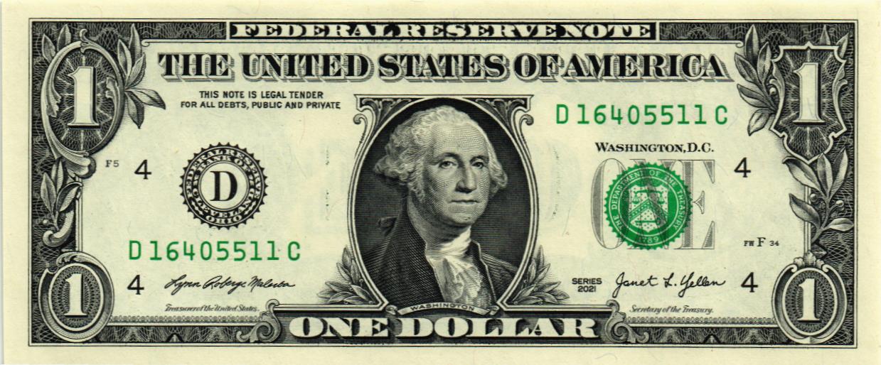 США 1 ДОЛЛАР (D - КЛИВЛЕНД) мини 1