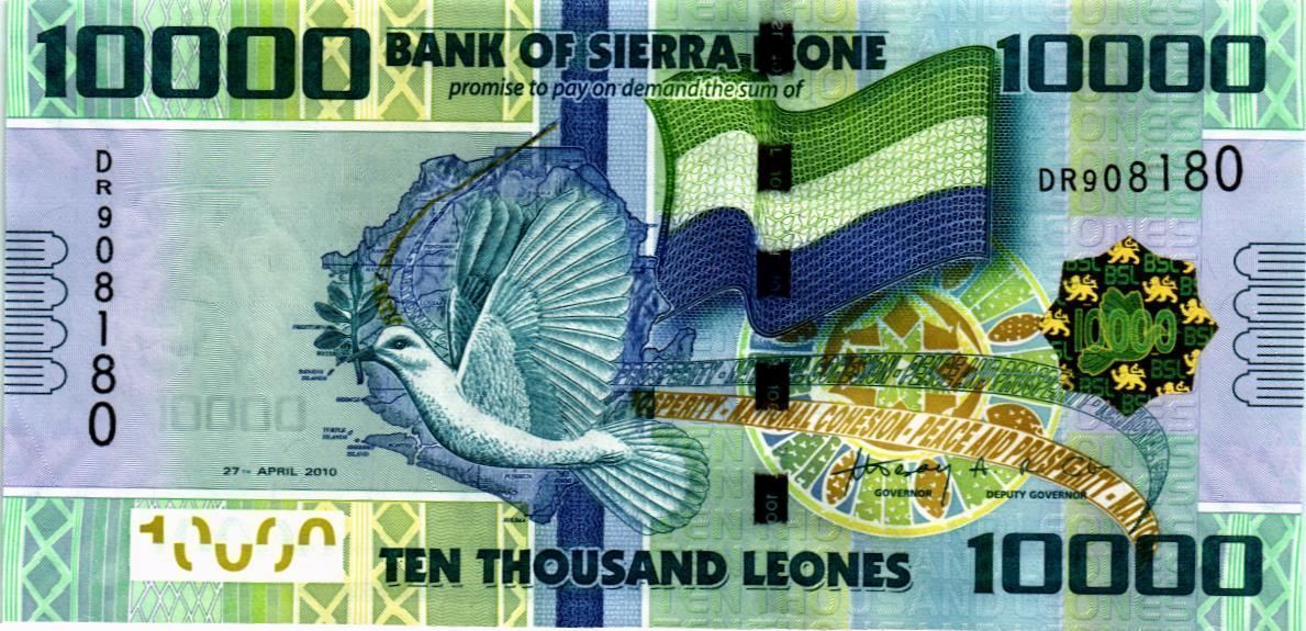 СЬЕРРА-ЛЕОНЕ 10000 ЛЕОНЕ