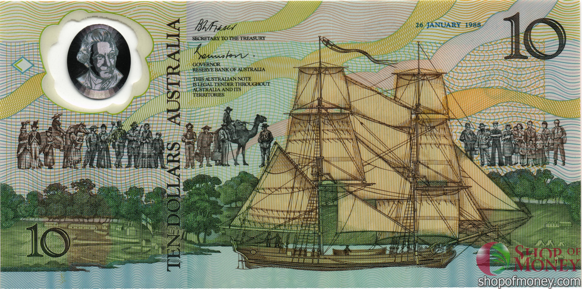 АВСТРАЛИЯ 10 ДОЛЛАРОВ (БУКЛЕТ) мини 3