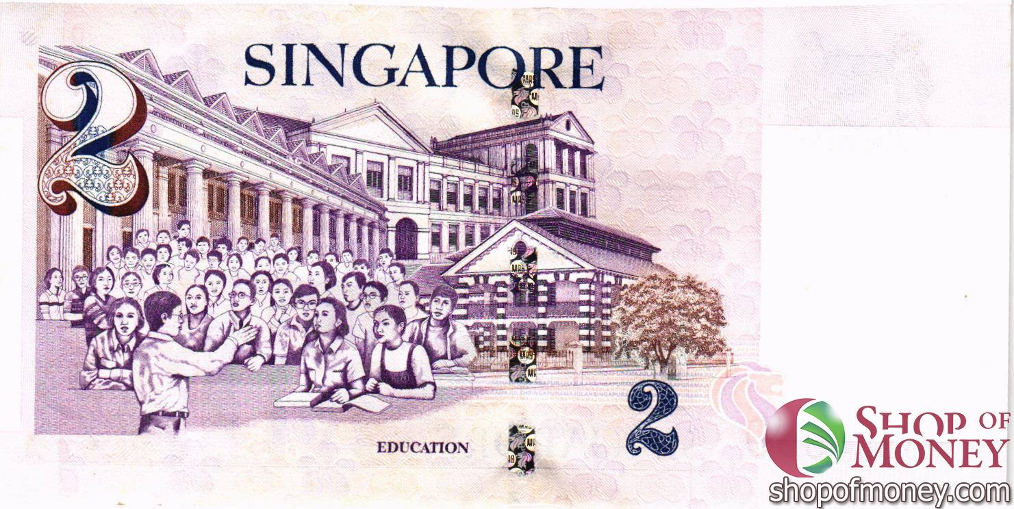 СИНГАПУР 2 ДОЛЛАРА мини 2