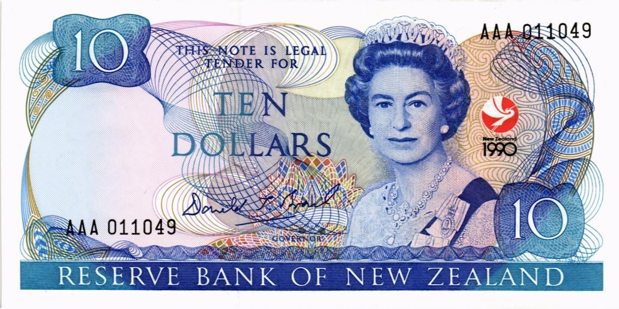 НОВАЯ ЗЕЛАНДИЯ 10 ДОЛЛАРОВ