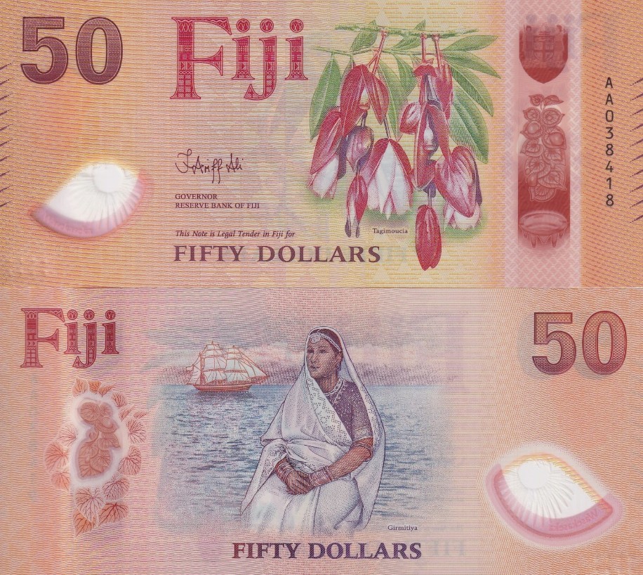 ФИДЖИ НАБОР 5 10 20 50 100 ДОЛЛАРОВ мини 6