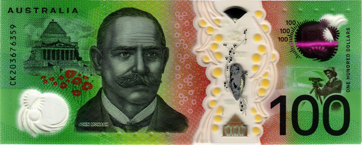 АВСТРАЛИЯ 100 ДОЛЛАРОВ мини 2