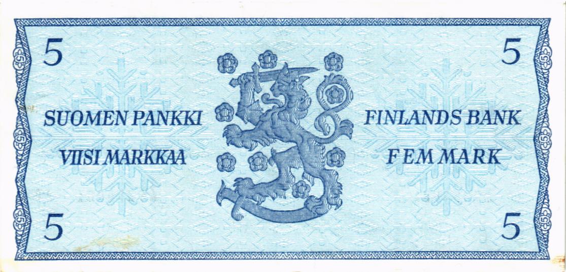 ФИНЛЯНДИЯ 5 МАРОК (Litt. B) мини 2