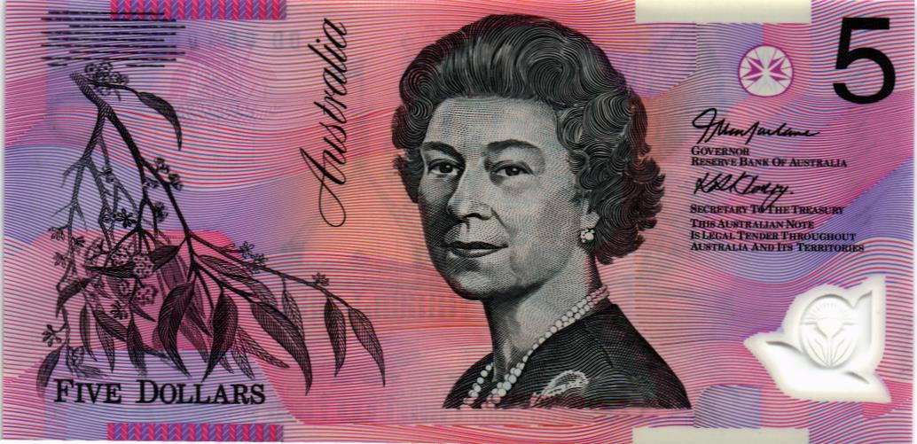 АВСТРАЛИЯ 5 ДОЛЛАРОВ