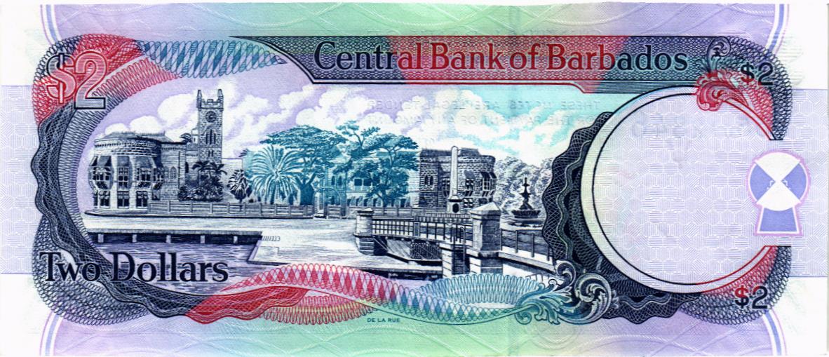 БАРБАДОС 2 ДОЛЛАРА мини 2