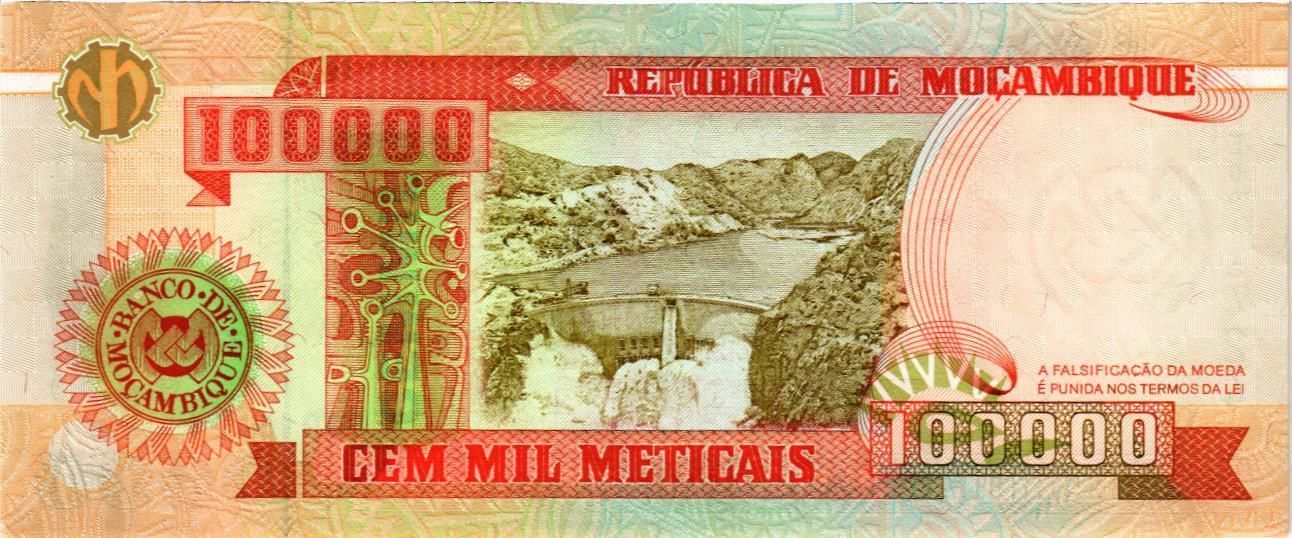 МОЗАМБИК 100000 МЕТИКАЛЬ мини 2