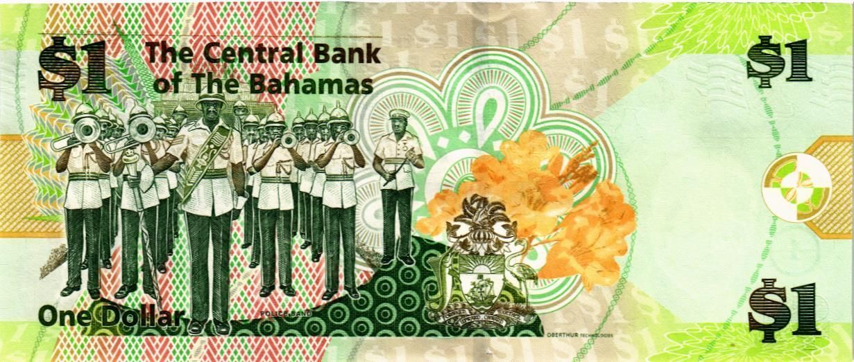 БАГАМСКИЕ ОСТРОВА 1 ДОЛЛАР мини 2