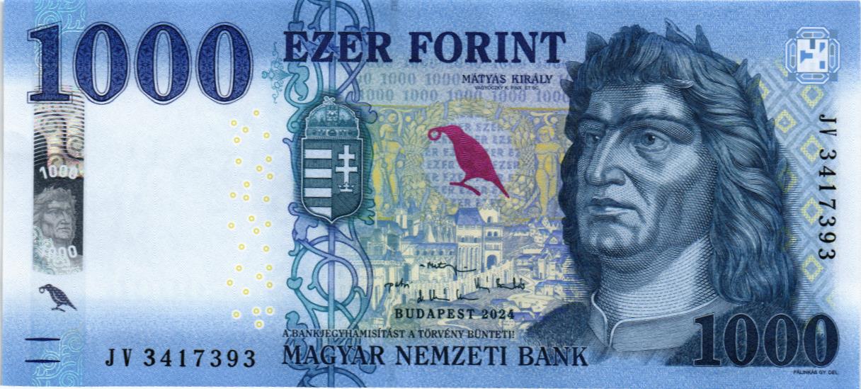 ВЕНГРИЯ 1000 ФОРИНТОВ мини 1
