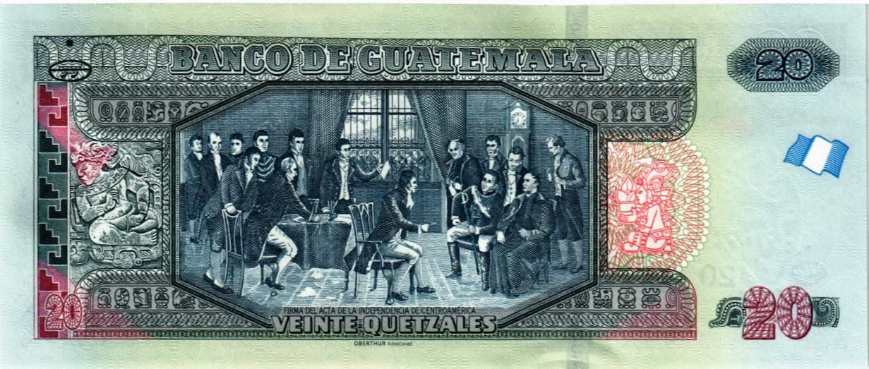 ГВАТЕМАЛА 20 КЕТСАЛЬ мини 2
