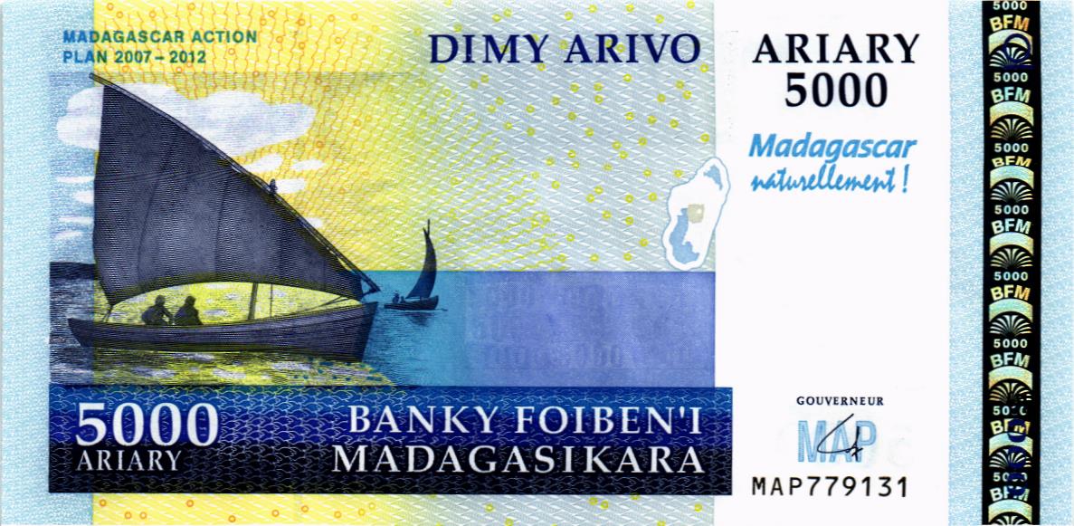 МАДАГАСКАР 5000 АРИАРИ