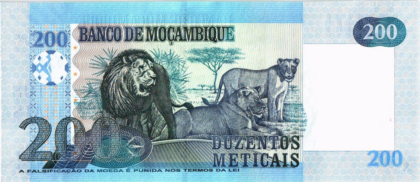 МОЗАМБИК 200 МЕТИКАЛЬ мини 2