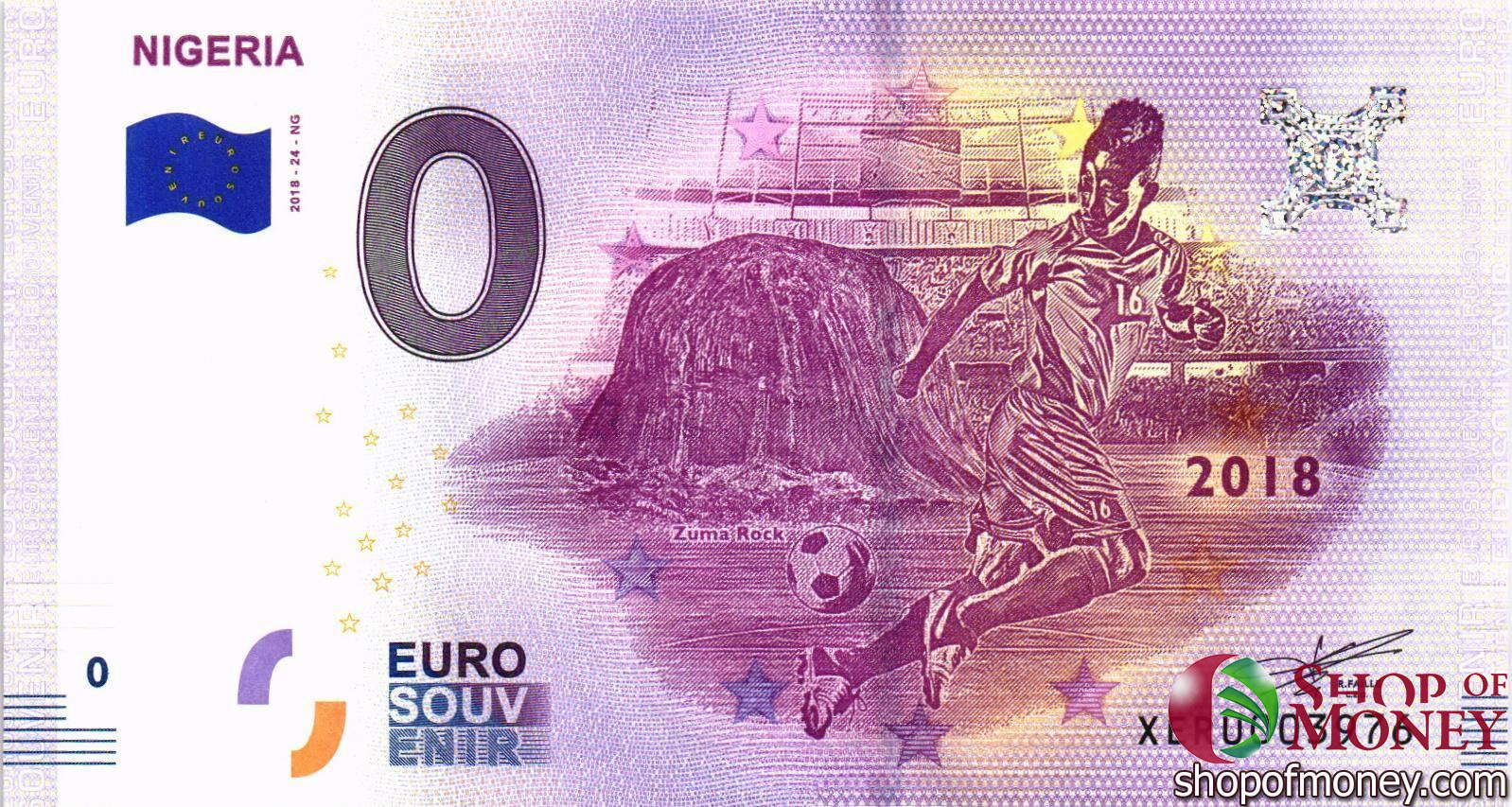 NIGERIA 0 ЕВРО мини 1