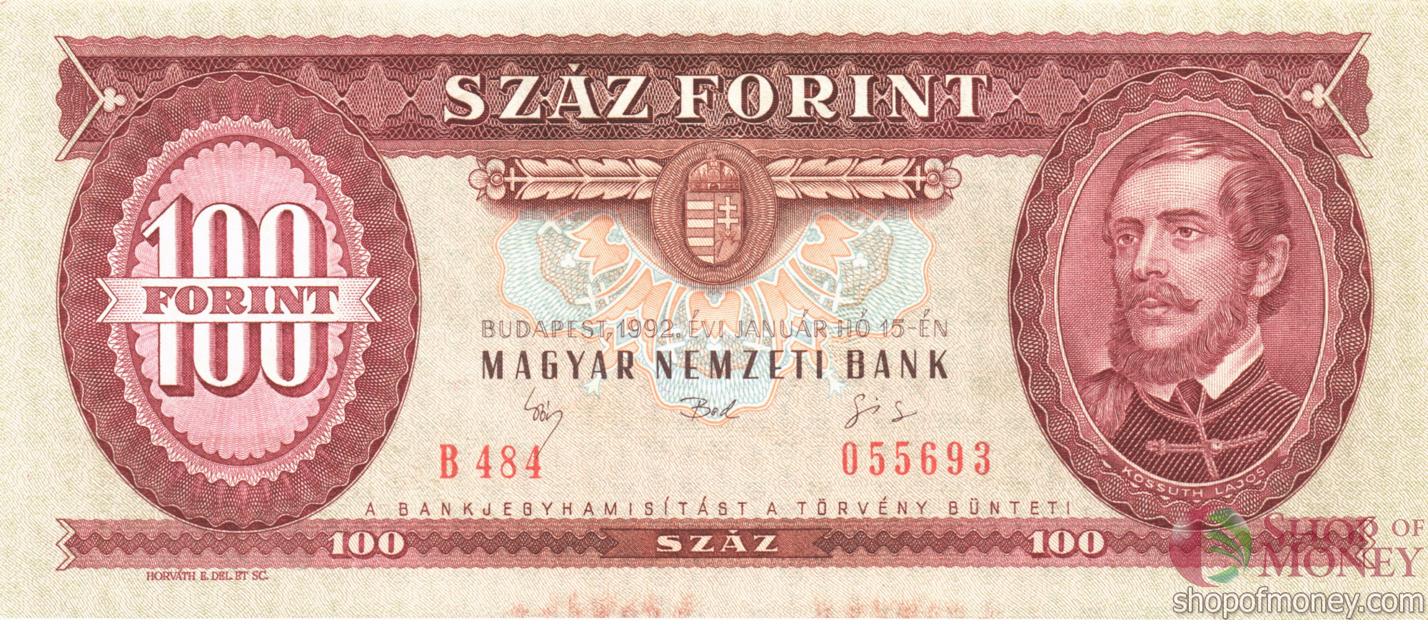 ВЕНГРИЯ 100 ФОРИНТОВ мини 1