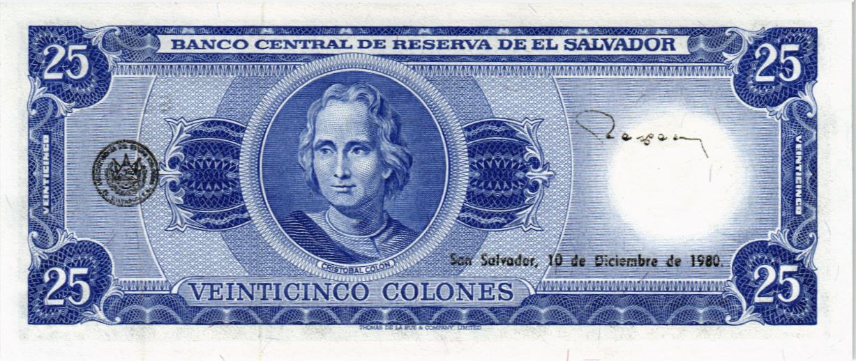 САЛЬВАДОР 25 КОЛОН мини 2