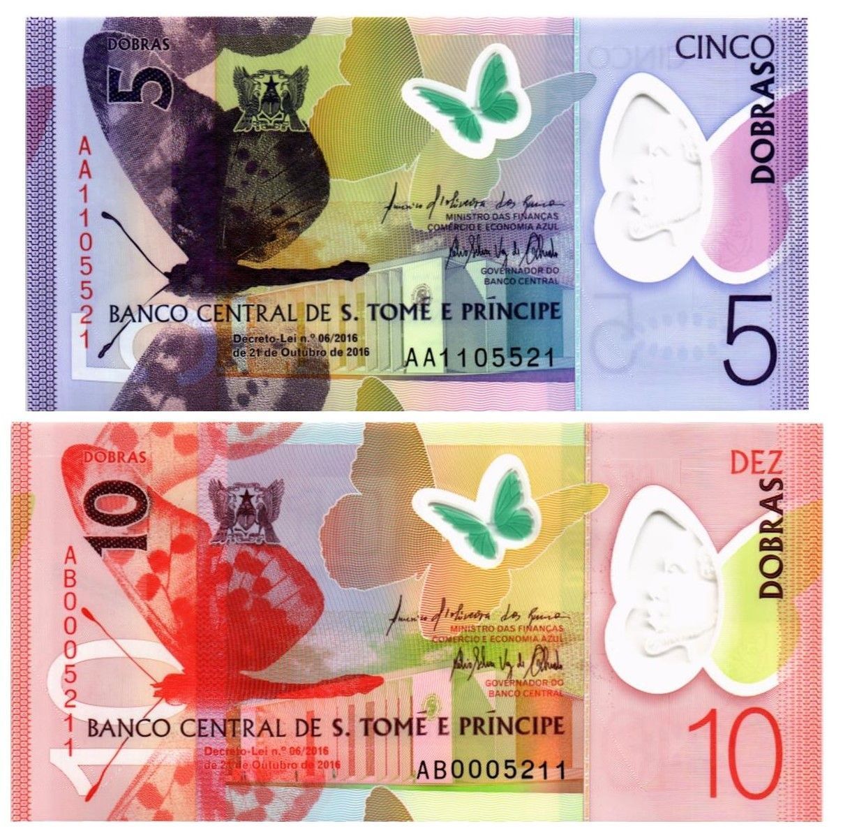 САН-ТОМЕ И ПРИНСИПИ НАБОР 5-10 ДОБР (ПОЛИМЕР) мини 1