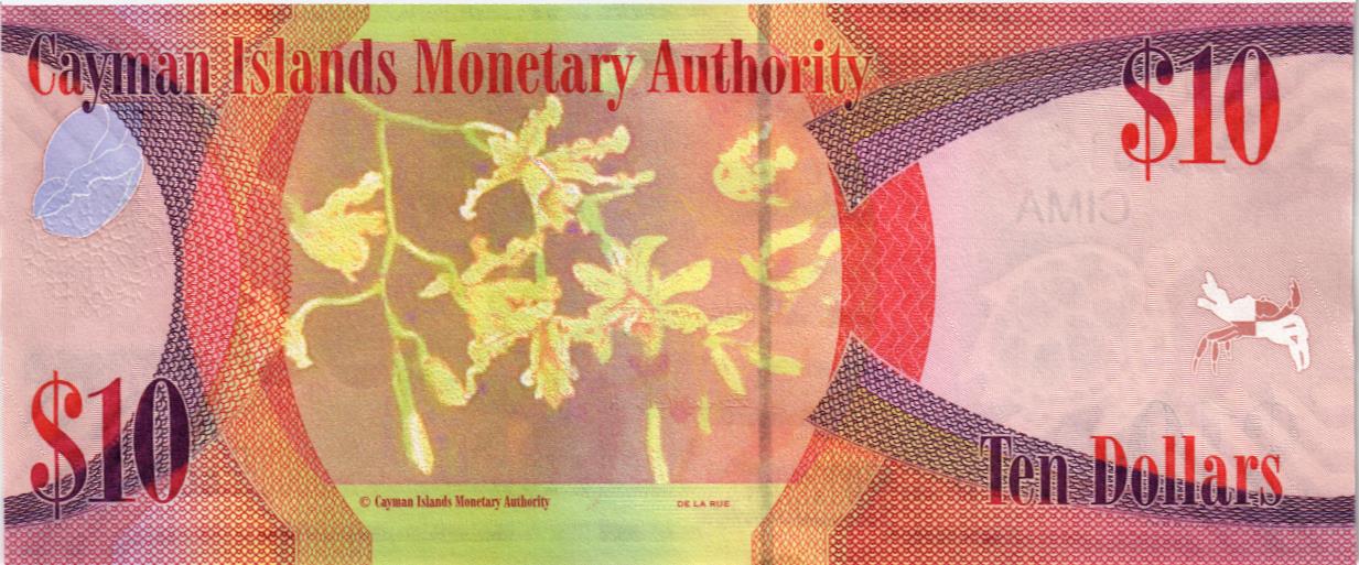КАЙМАНОВЫ ОСТРОВА 10 ДОЛЛАРОВ мини 2